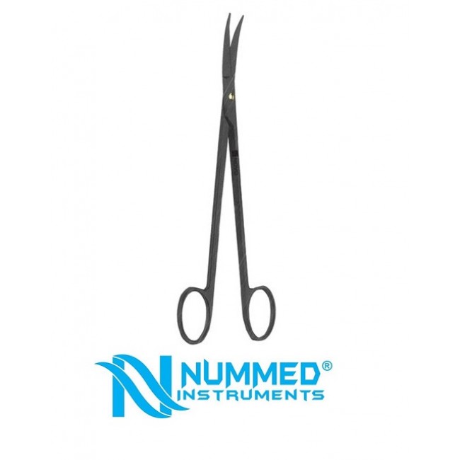 Plasma Coated Kaye Scissor With Tungsten Carbide (T/C Blades W/ 1 Micro Serrated Blade) Plasma Coated Kaye Scissor With Tungsten Carbide (T/C Blades W/ 1 Micro Serrated Blade)